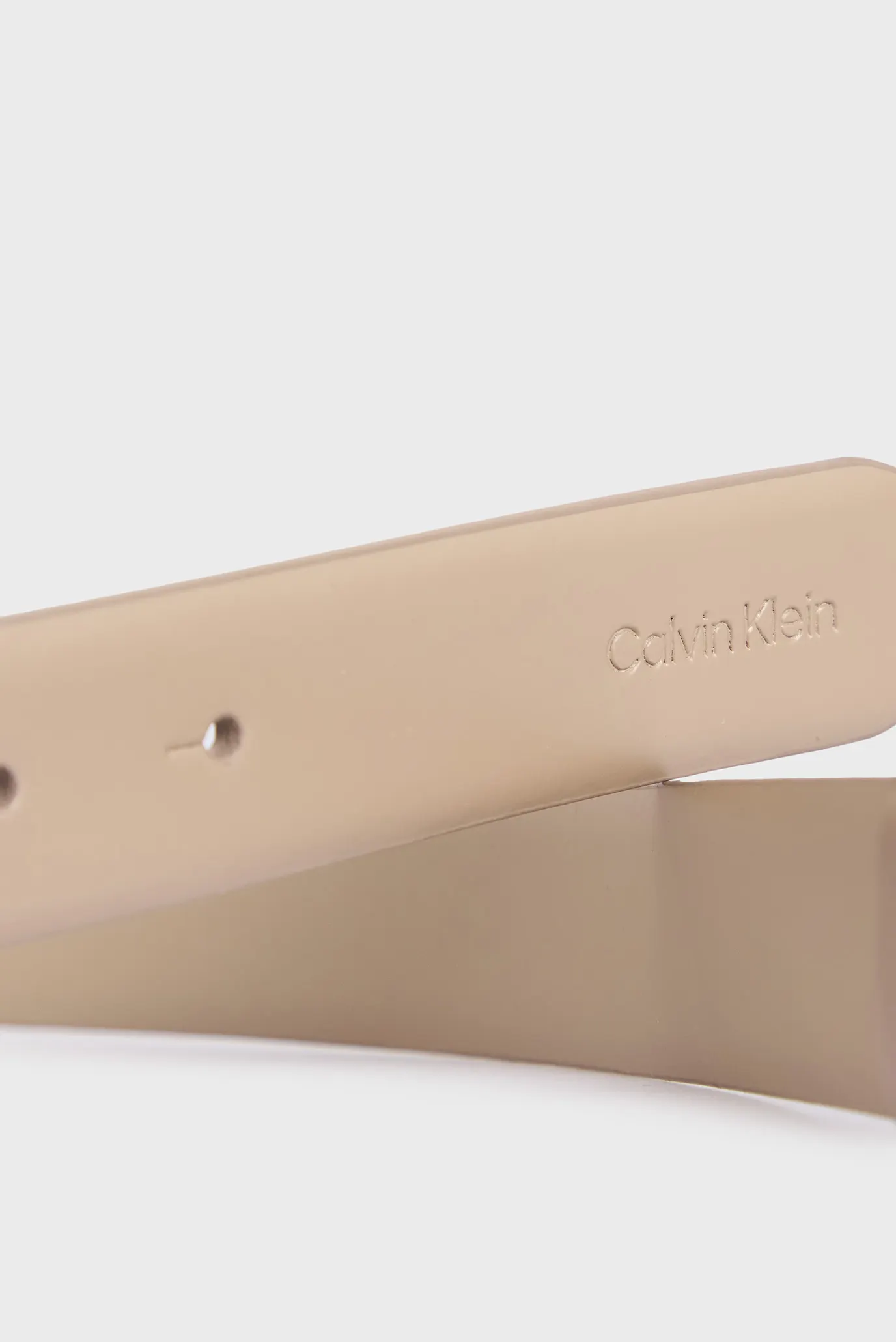 Жіночий бежевий шкіряний ремінь 2