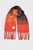 Женский оранжевый шарф