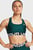 Жіночий зелений спортивний топ UA HG Authentics Mid Branded