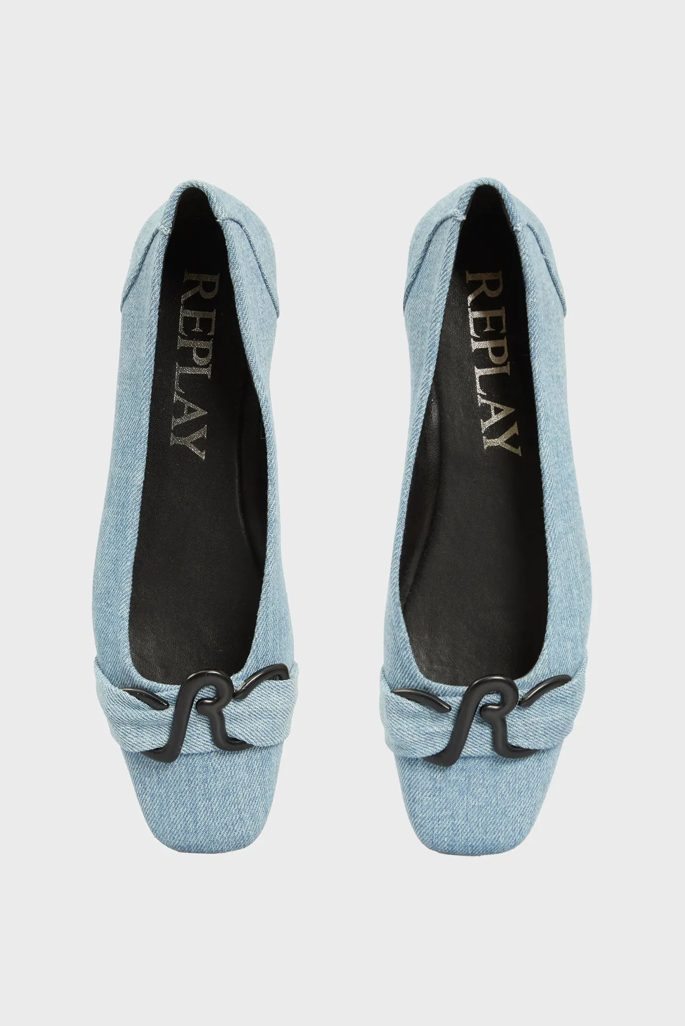 Жіночі блакитні джинсові балетки SABINE 4