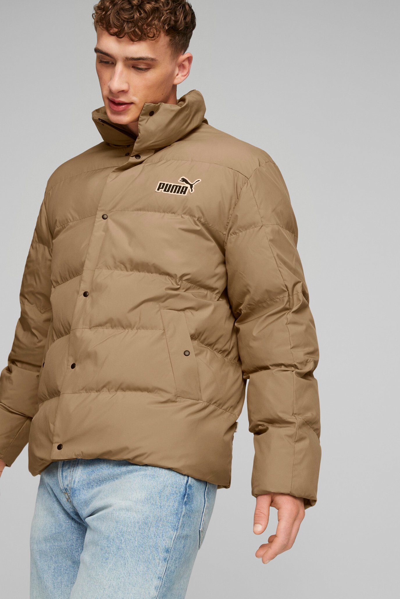 Чоловіча коричнева куртка Better Polyball Men's Puffer Jacket 1