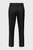 Чоловічі чорні брюки COTTON-LINEN CROPPED TAPERED