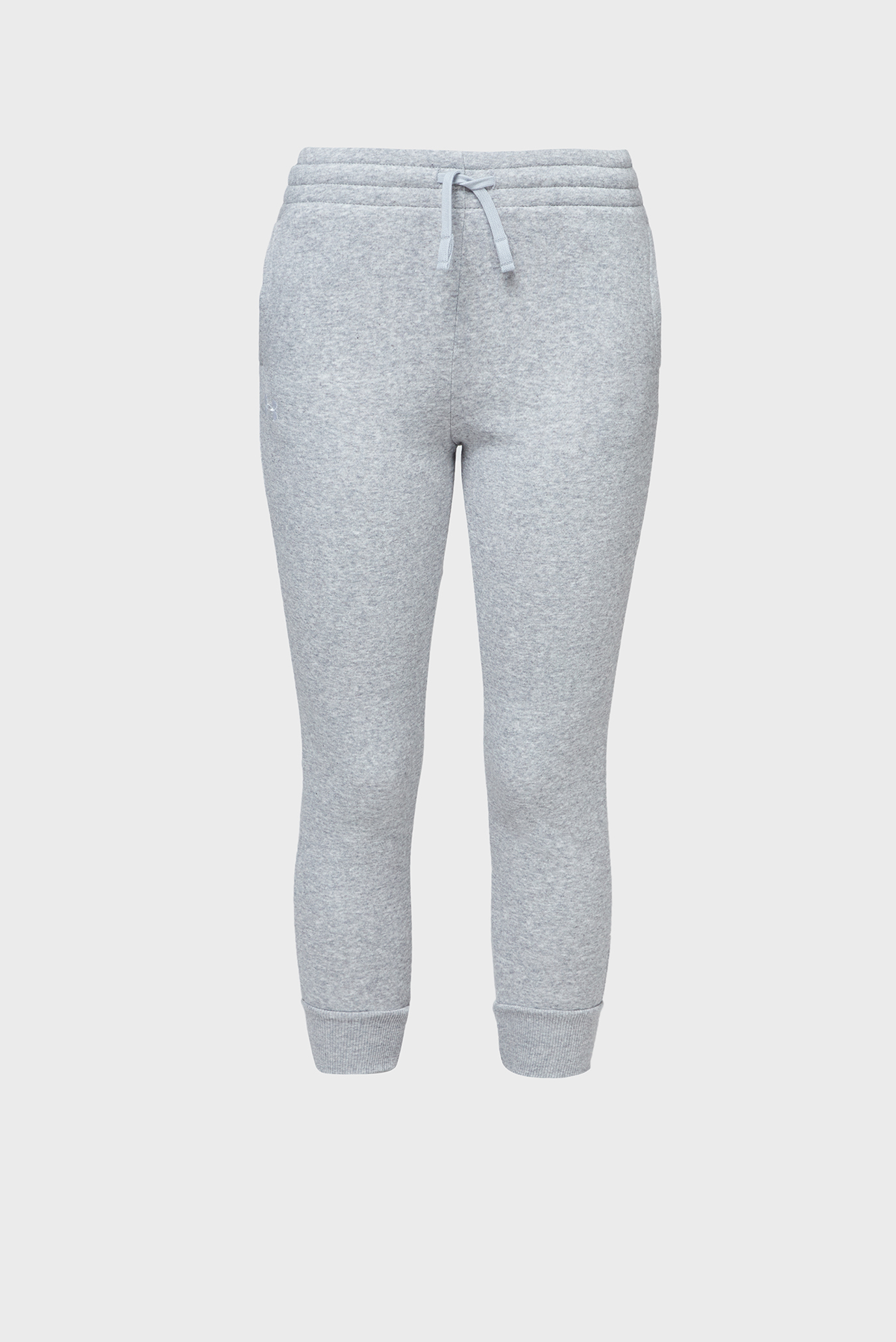 Детские серые спортивные брюки UA Rival Fleece Joggers 1