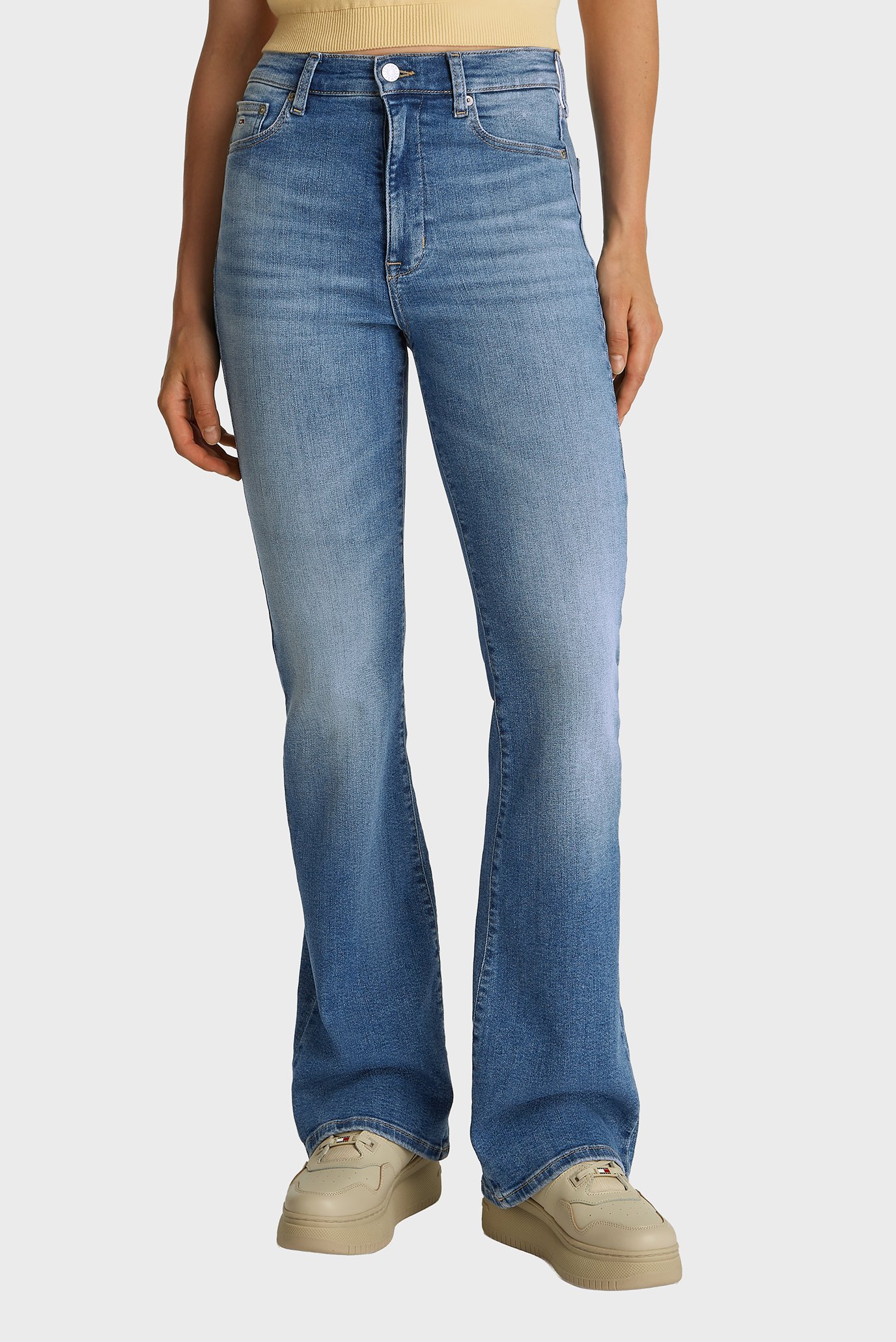 Женские синие джинсы SYLVIA HGH FLR Синий 27-32 Tommy Jeans DW0DW20218