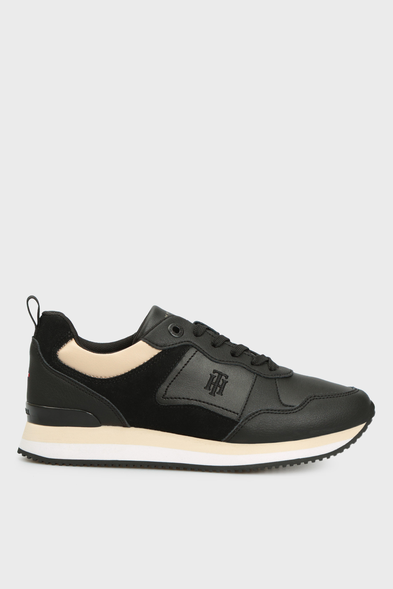 Женские черные кожаные кроссовки FEMININE ACTIVE Tommy Hilfiger ...