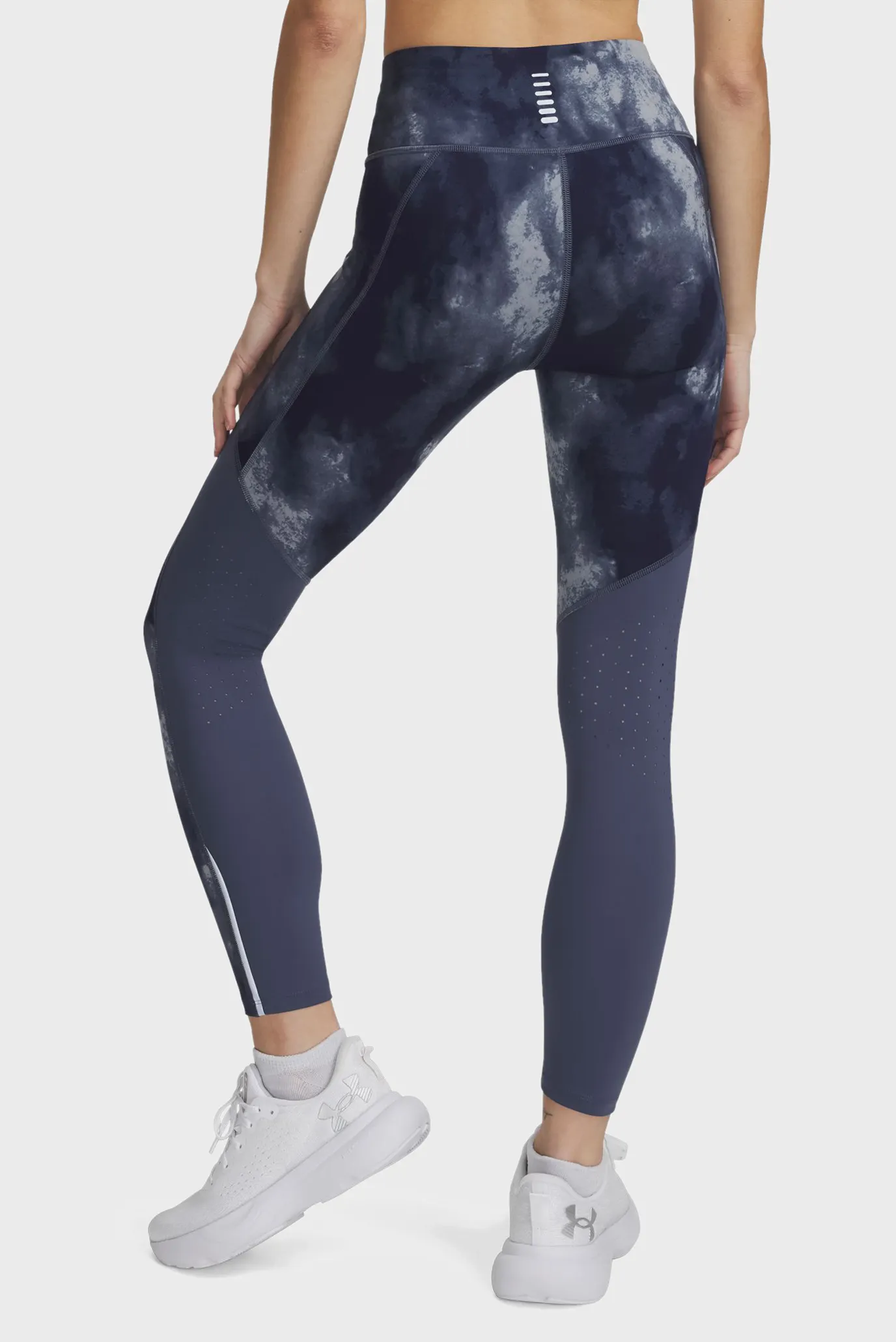 Жіночі темно-сині тайтси UA Launch Ankle Print Tights 3