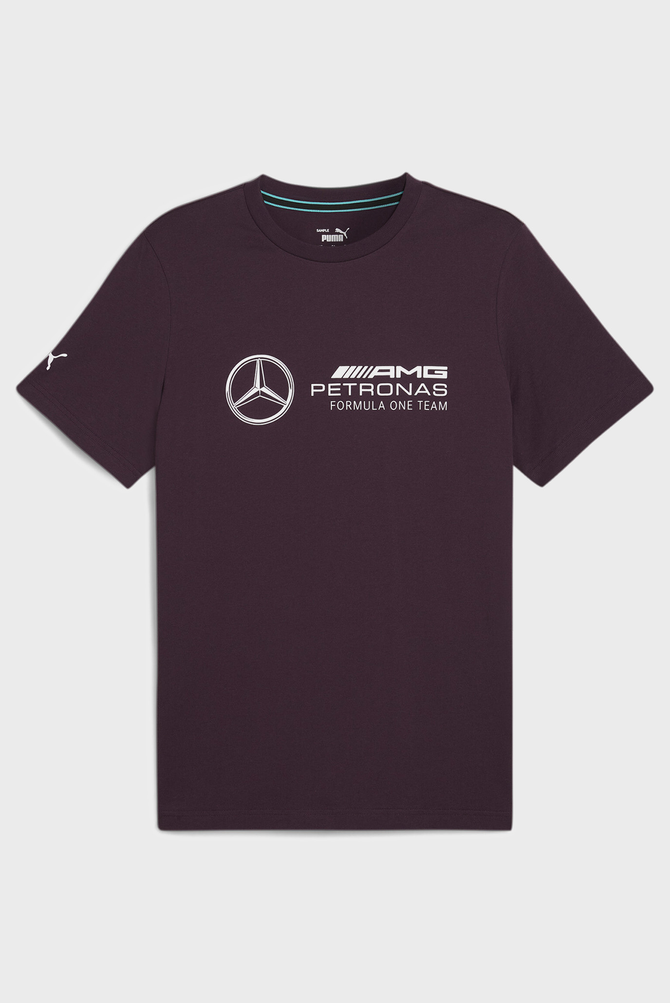 Мужская фиолетовая футболка Mercedes-AMG Petronas F1® ESS Logo Tee Men 1