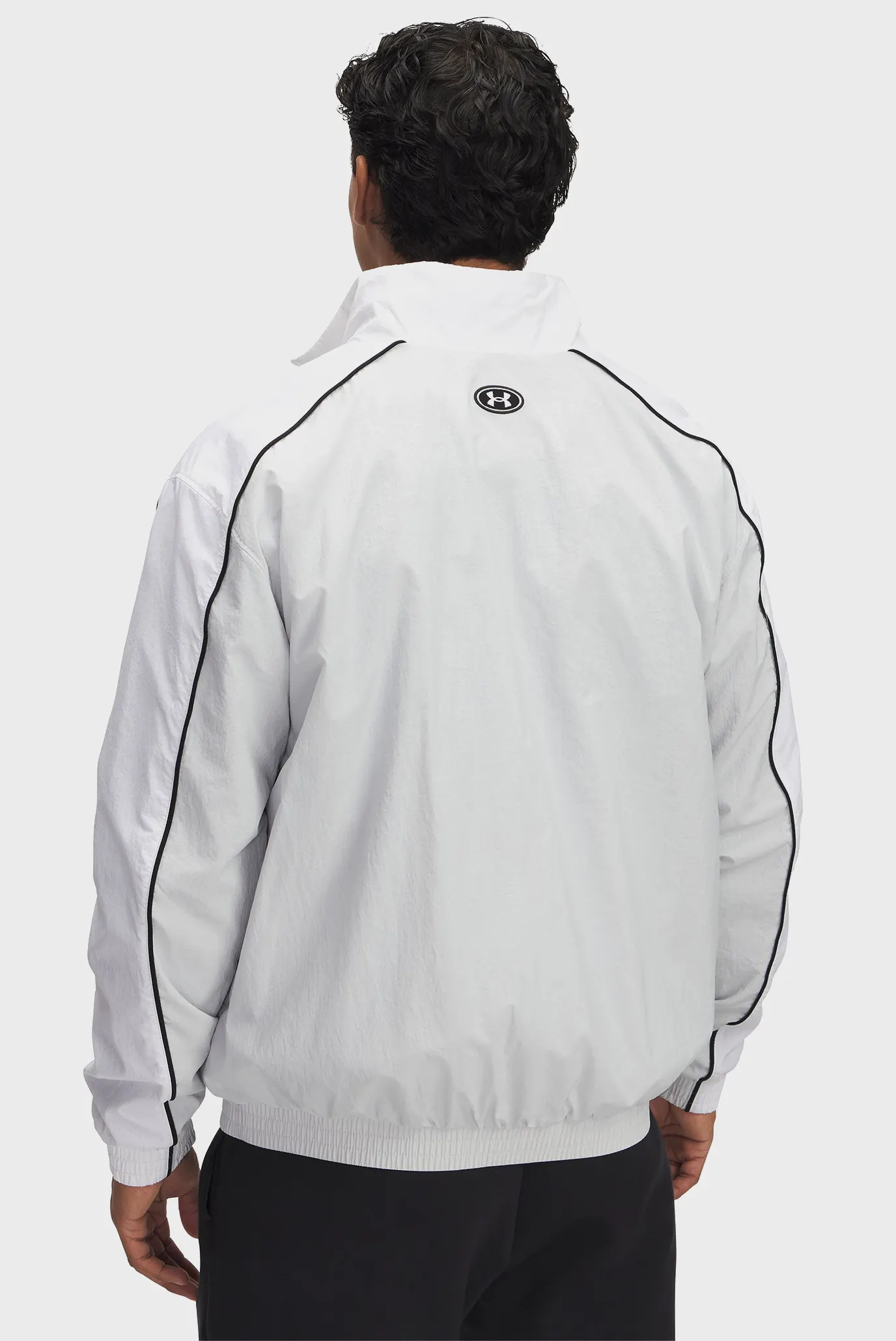 Мужская белая ветровка UA Best Track Jacket 2