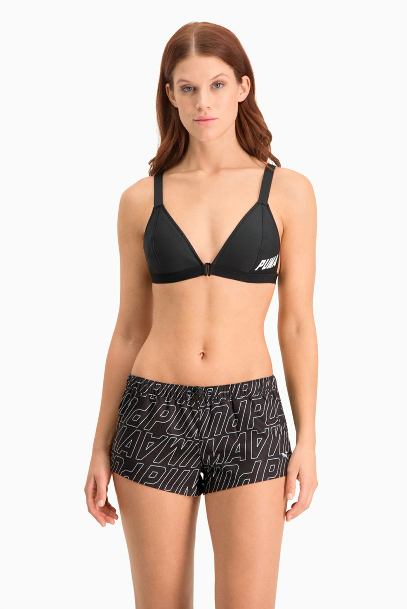 Женские черные плавательные шорты с узором  Swim Women’s Printed Boardshorts 1