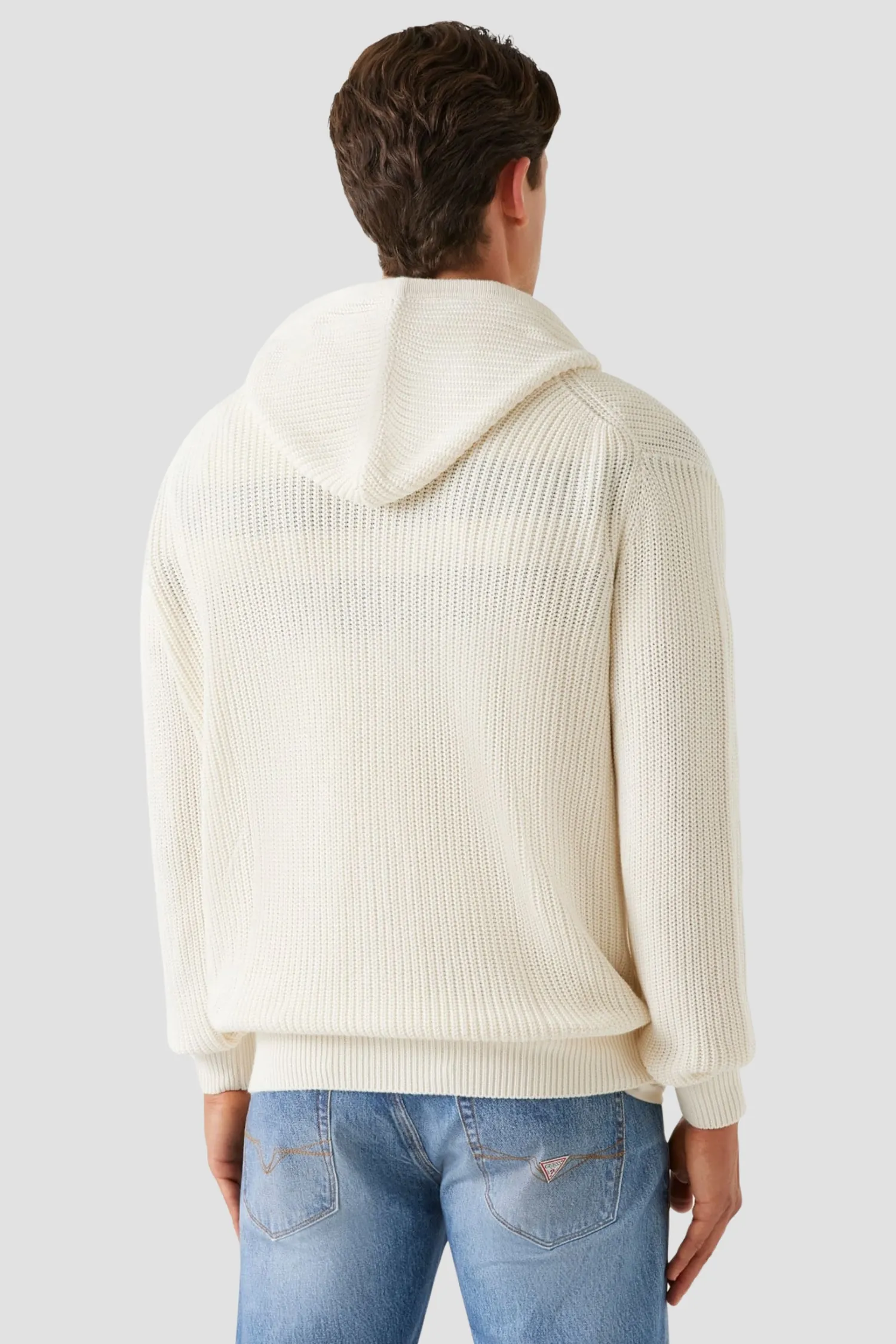 Мужское белое худи 3