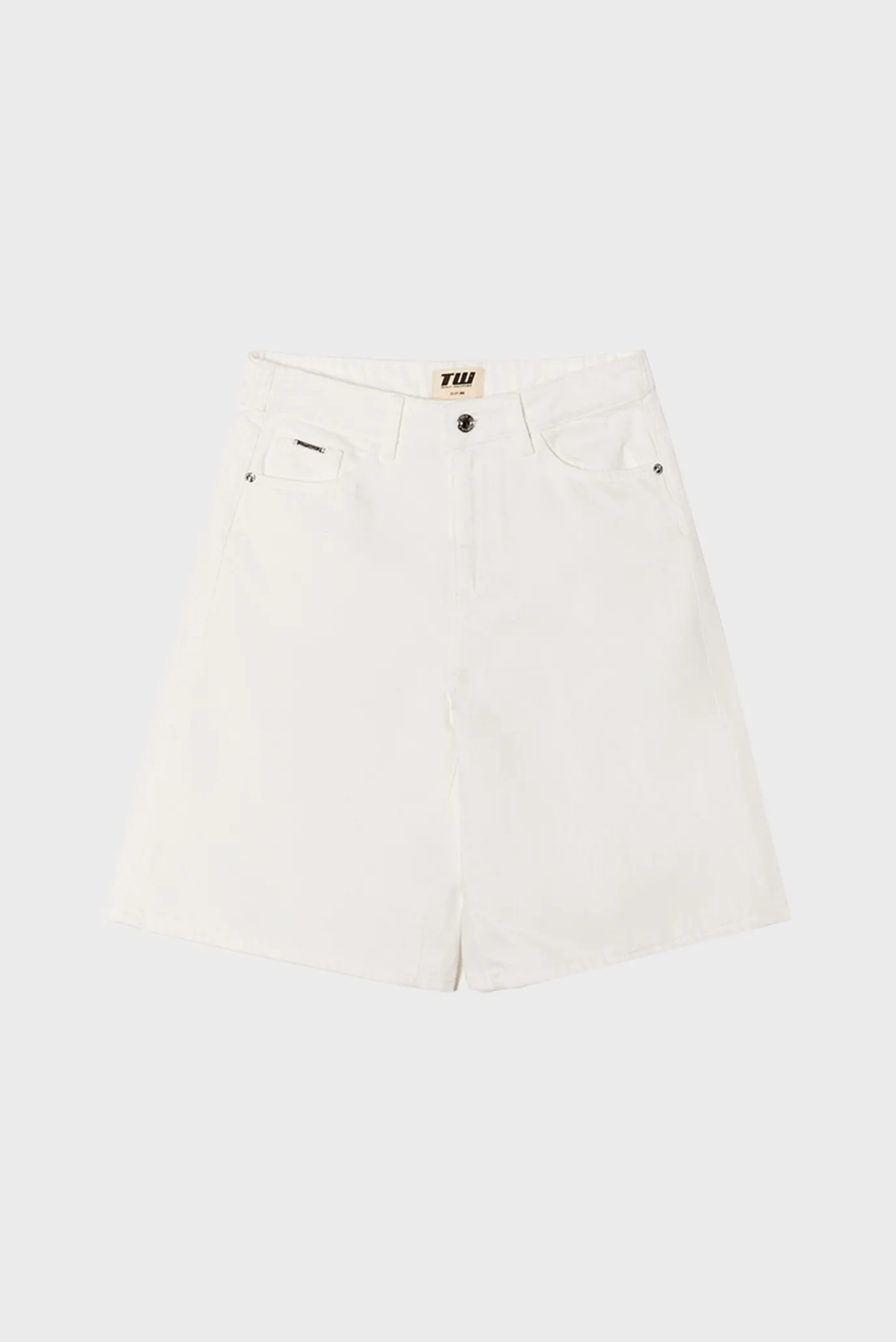 Жіночі білі джинсові шорти 4