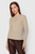 Жіночий темно-бежевий светр