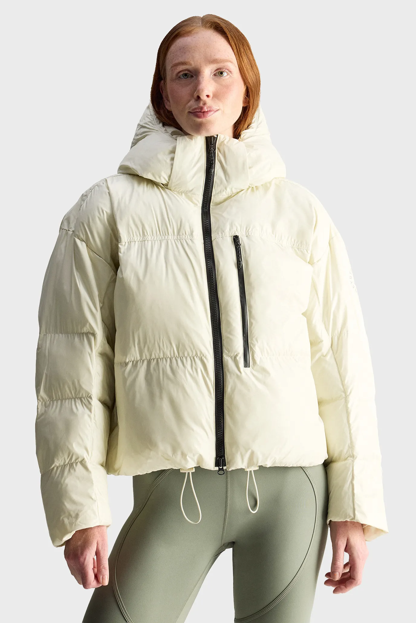 Женская бежевая куртка adidas by Stella McCartney TrueNature Short