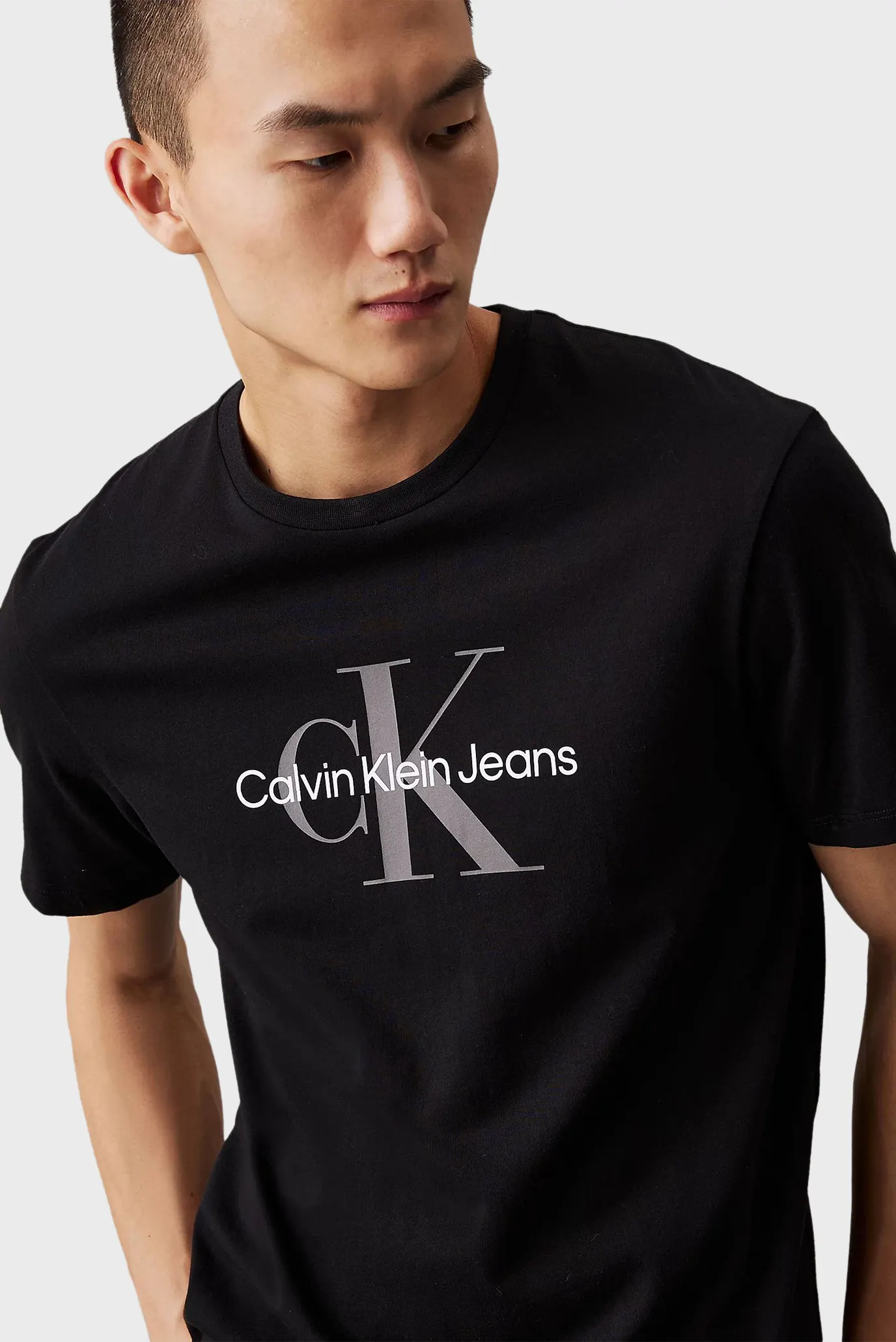 Мужская черная футболка SS HERO MONOGRAM TEE 30S EU OPT 4