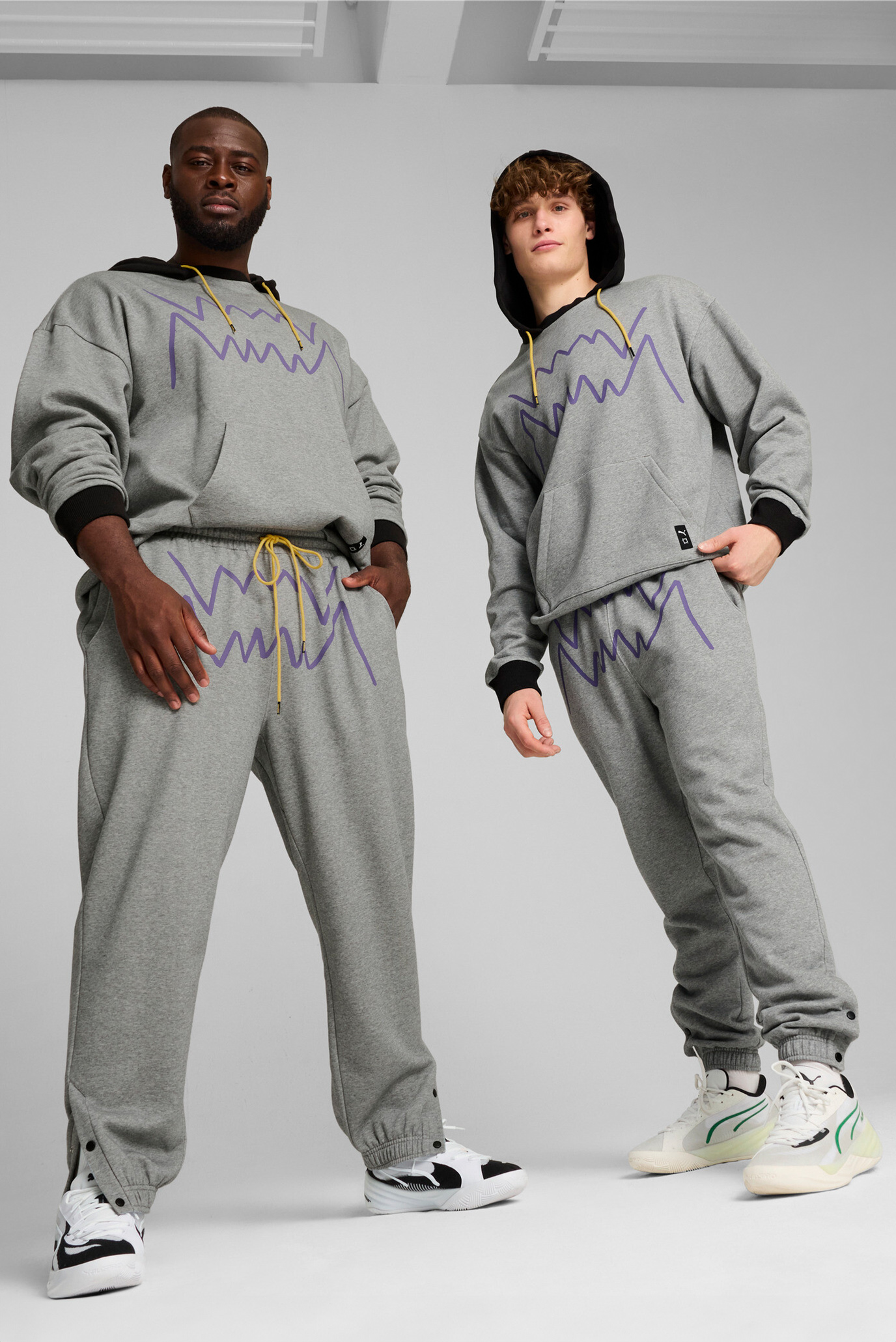 Мужские серые спортивные брюки Jaws Core Basketball Sweat Pants 2.0 Men 1