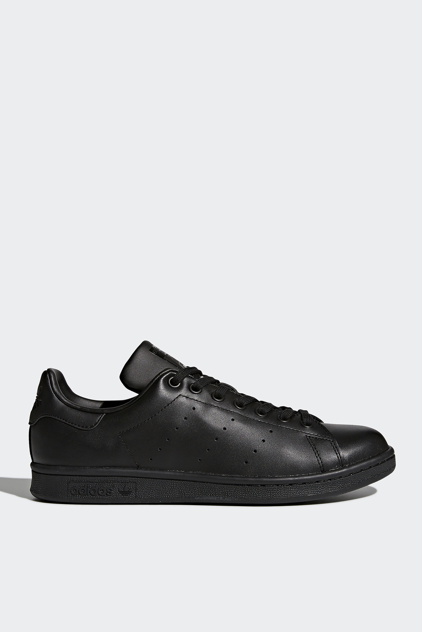 Черные кожаные сникерсы Stan Smith 1