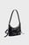 Женская черная кожаная сумка