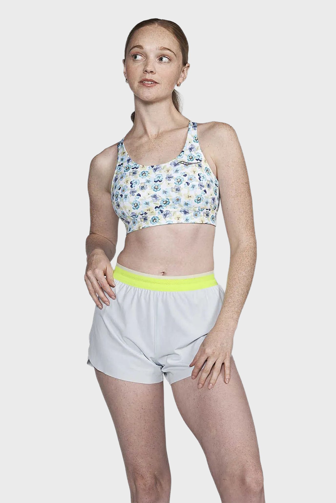 Женский белый топ с узором KINVARA BRA TOP Белый M Saucony SAW800529-SUM1 Женский белый топ с узором KINVARA BRA TOP Белый M Saucony SAW800529-SUM1