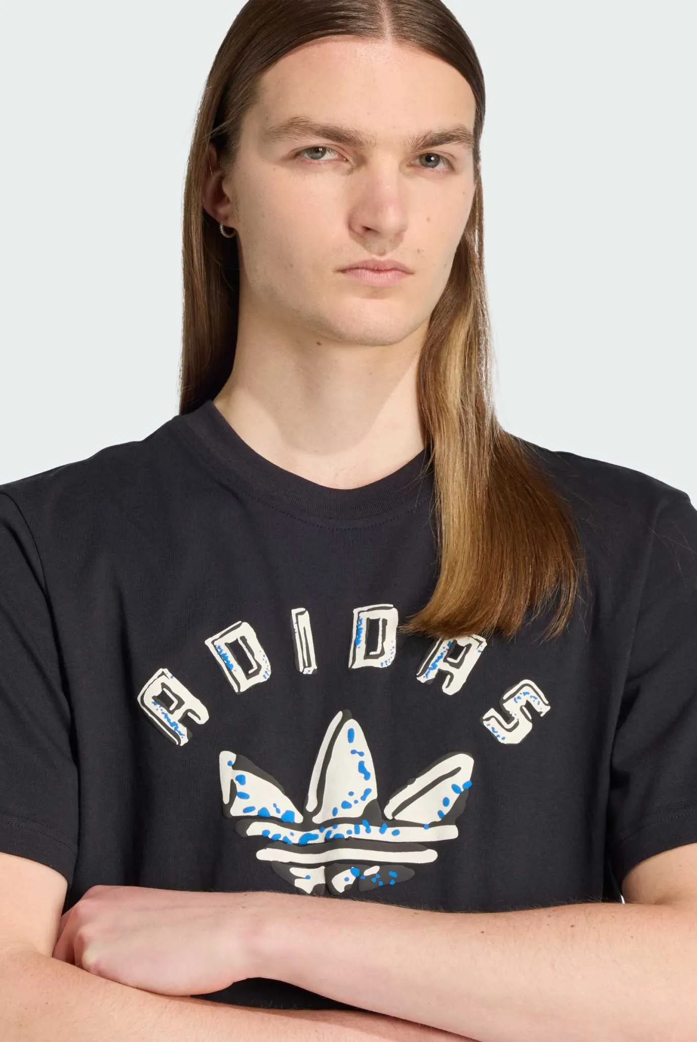 Чоловіча чорна футболка Graphic 4