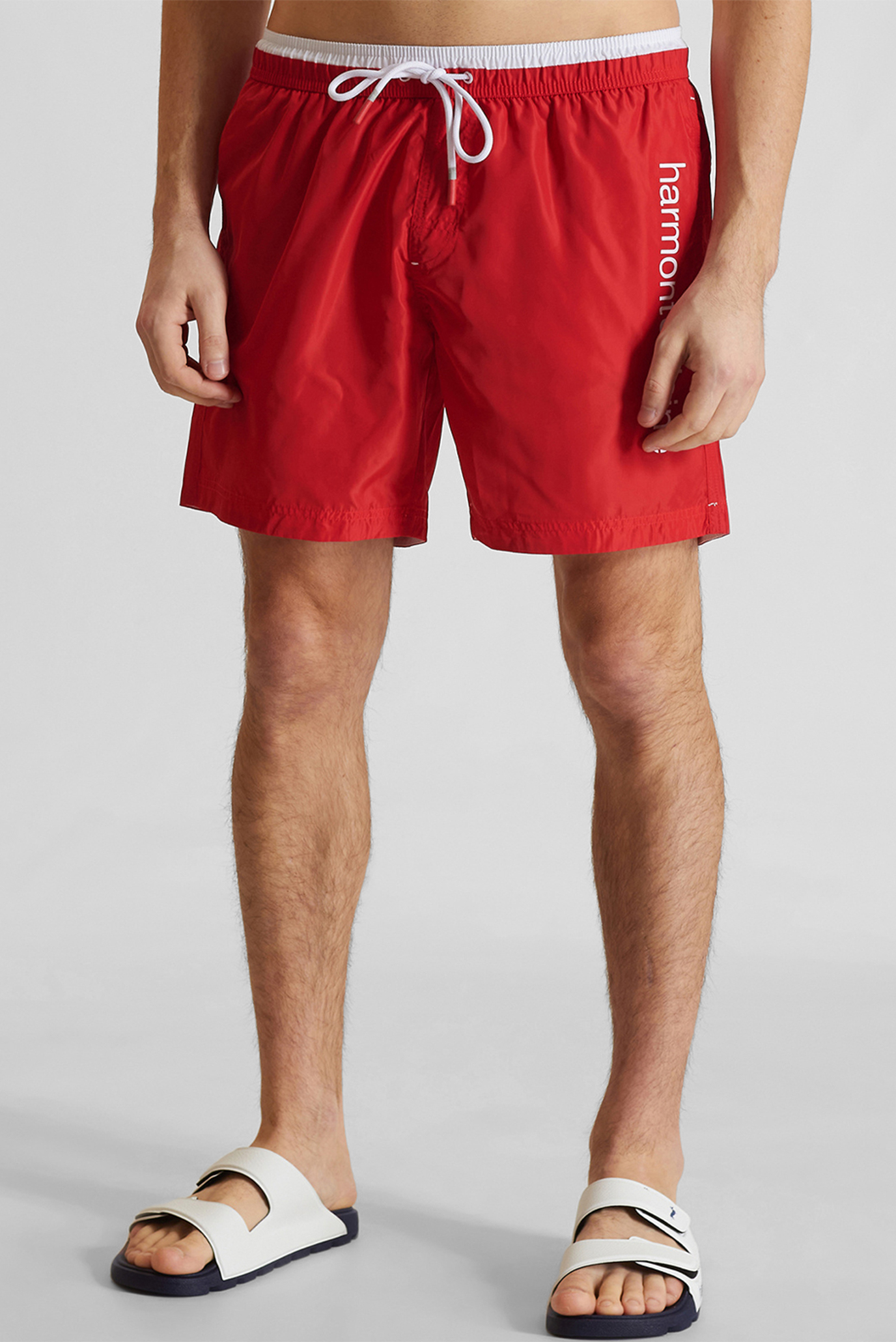 Чоловічі червоні плавальні шорти 1