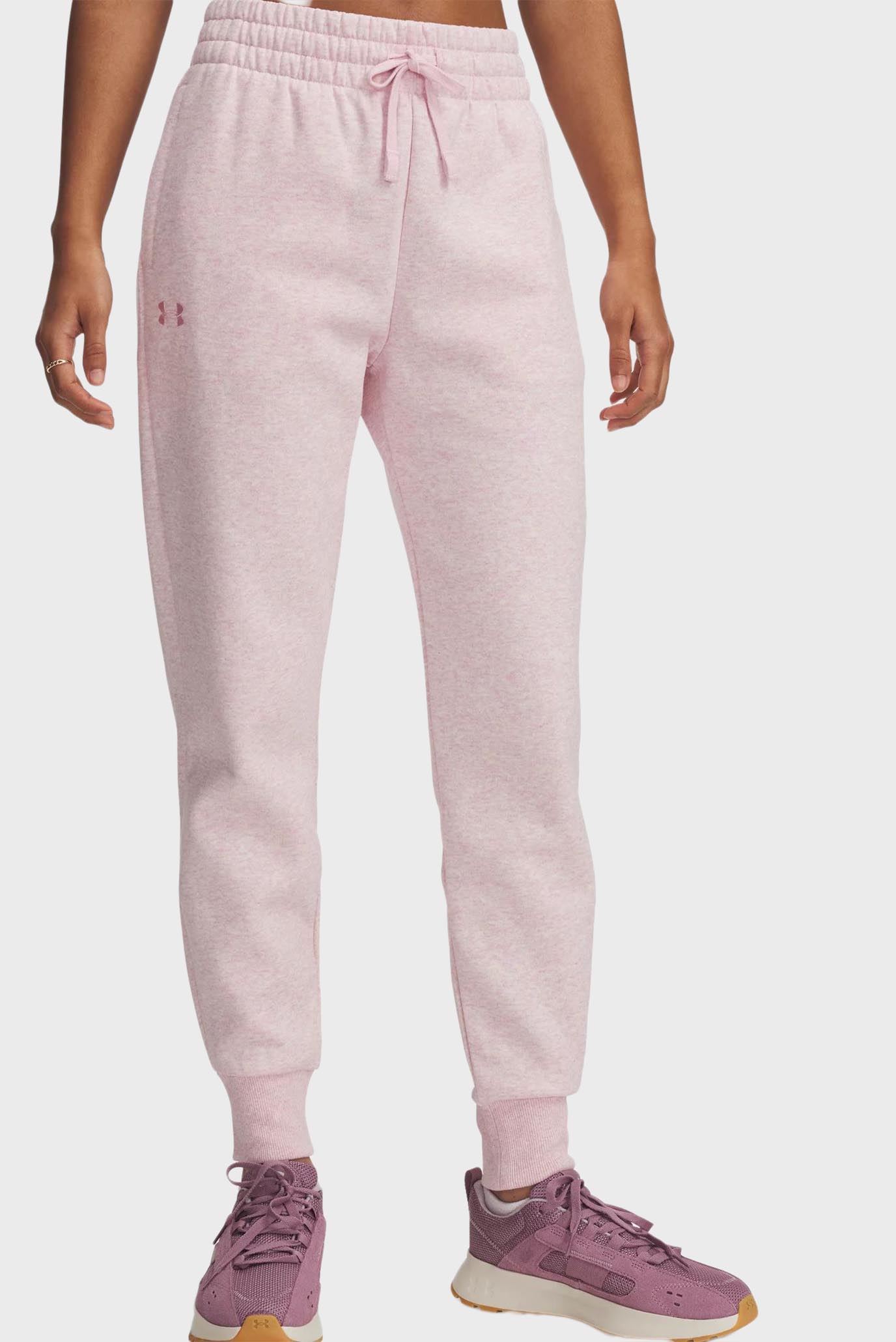 Женские розовые спортивные брюки UA Rival Fleece Jogger Розовый XS Under Armour 1379438-649 Женские розовые спортивные брюки UA Rival Fleece Jogger Розовый XS Under Armour 1379438-649