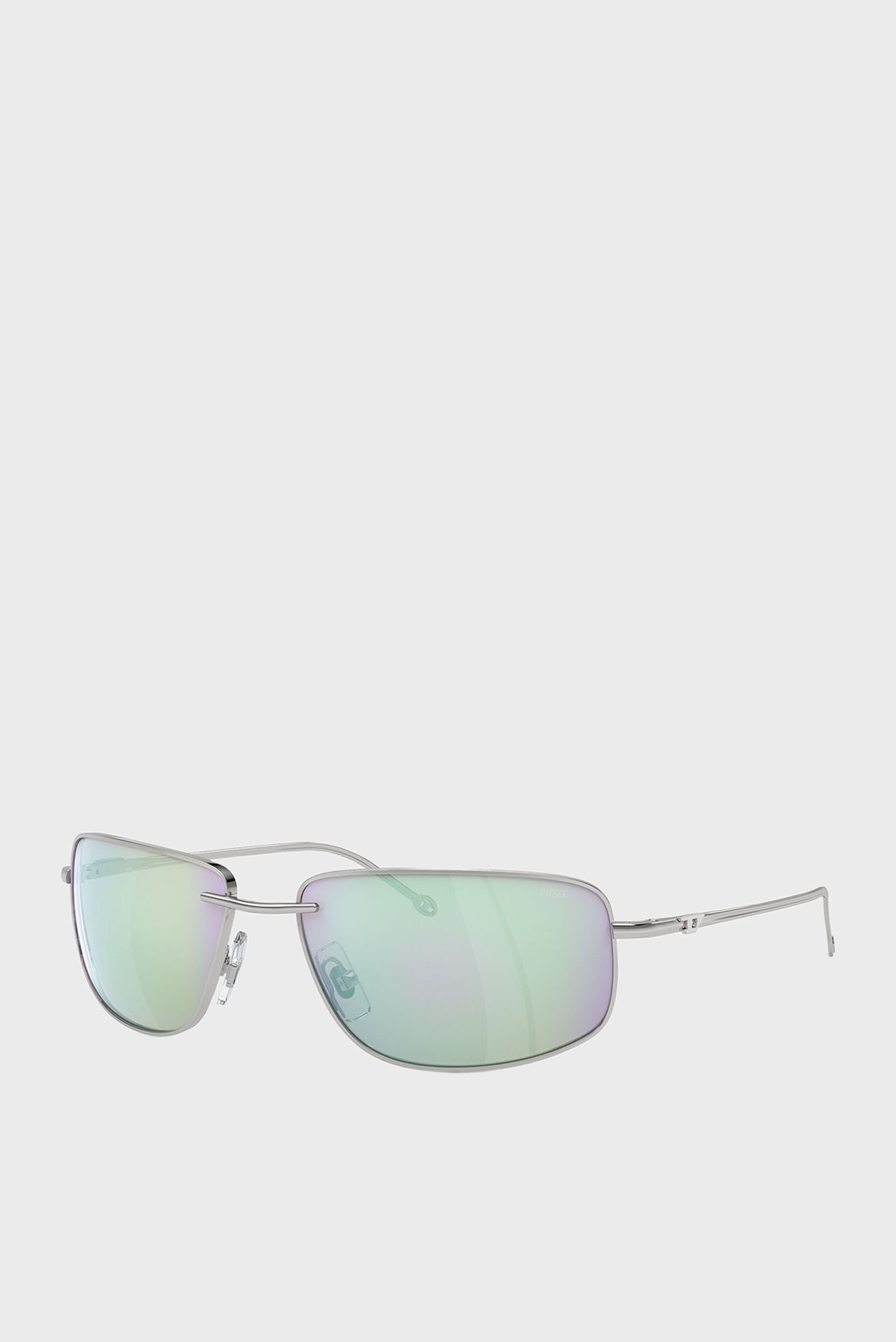 Серебристые солнцезащитные очки 1