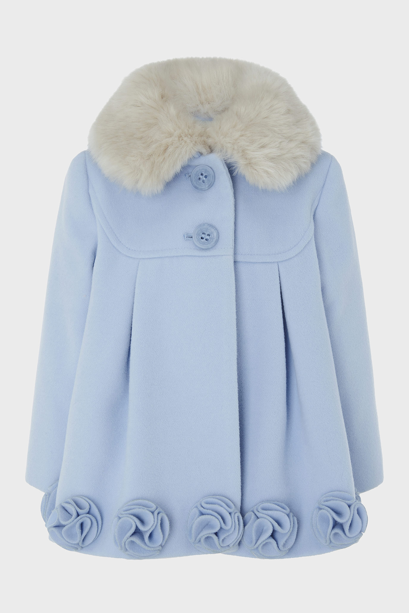 Дитяче блакитне пальто 1