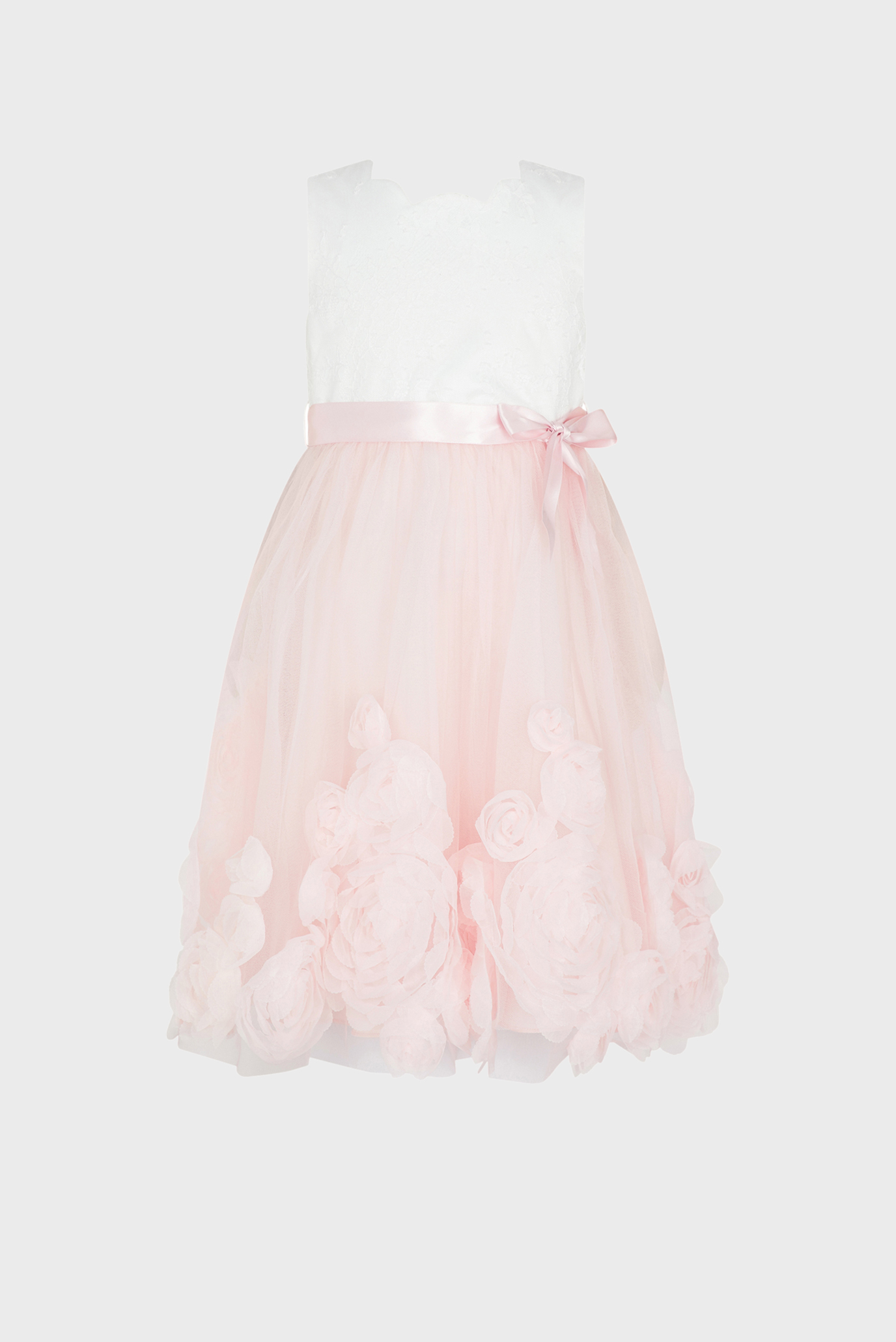 Детское розовое платье FLORENCE PINK 3D ROS 1