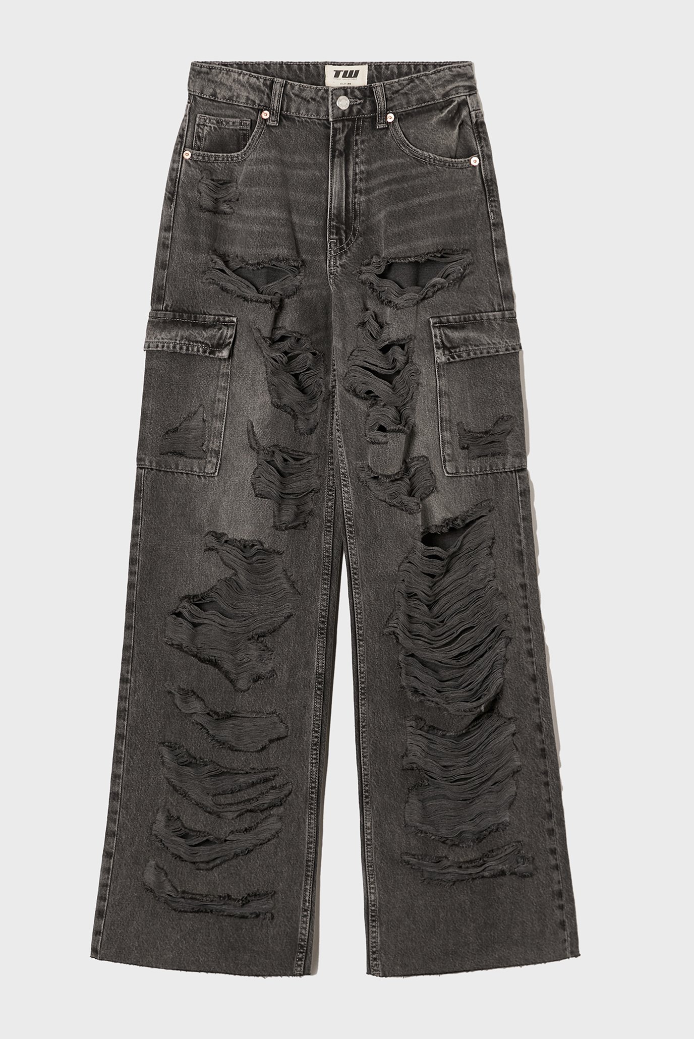 Женские темно-серые джинсы 1
