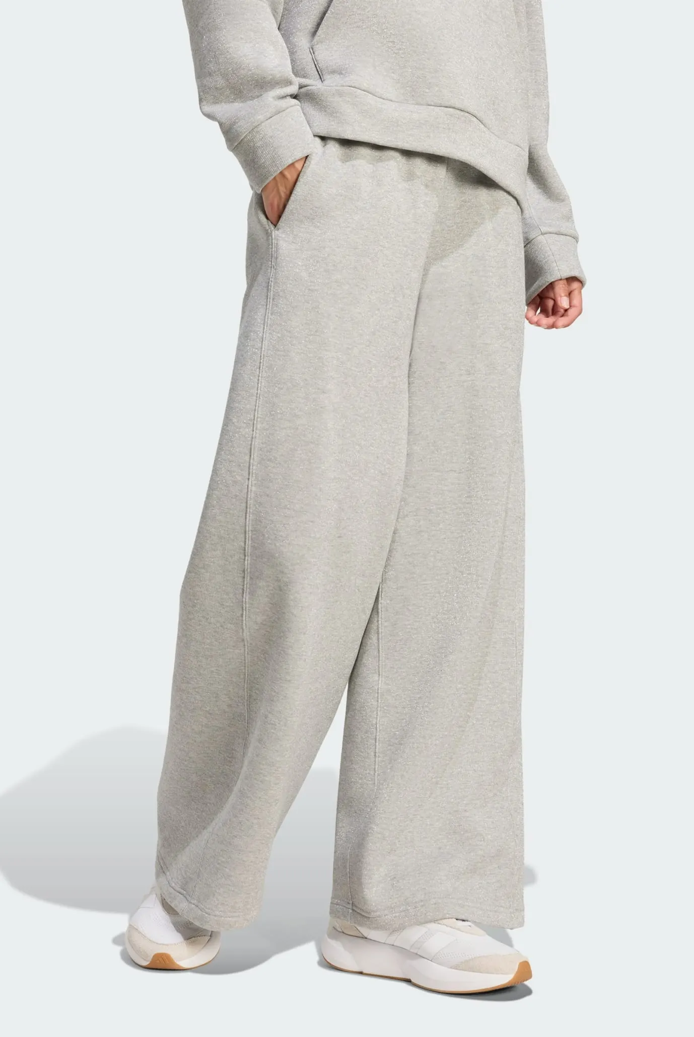 Женские серые спортивные брюки ALL SZN Holiday Glitter Fleece Loose 2