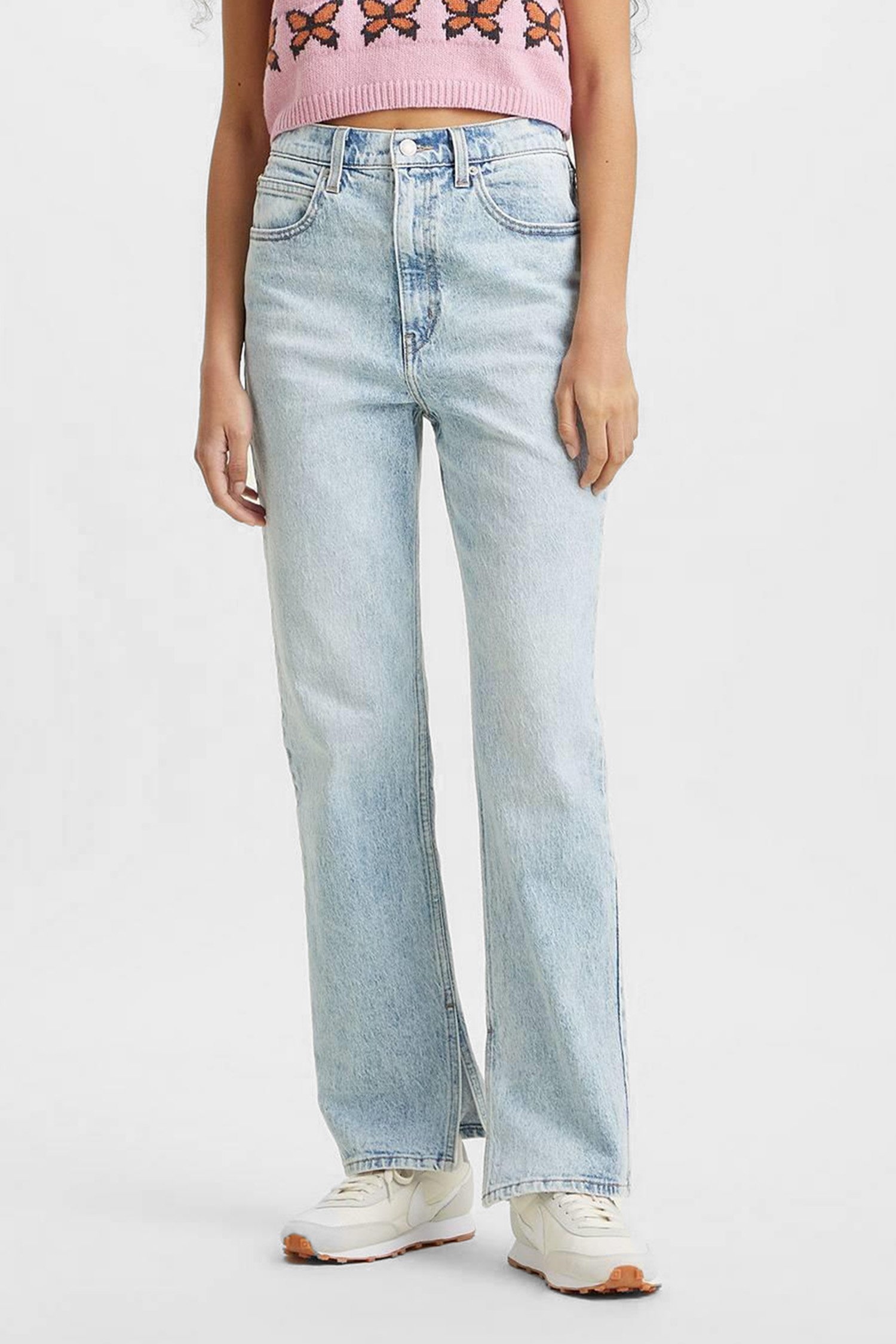Жіночі блакитні джинси '70s High Slim Straight 1