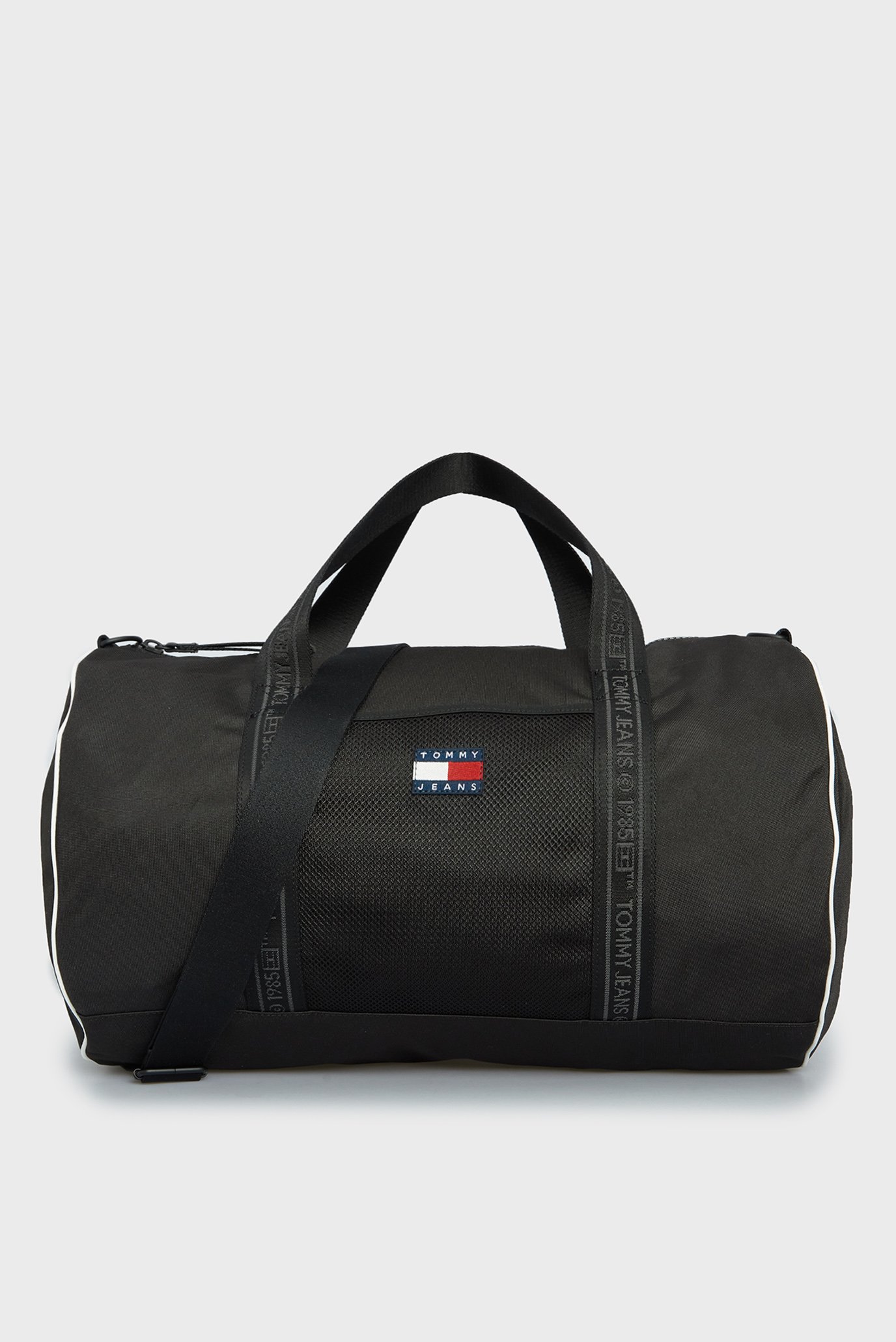 Мужская черная спортивная сумка TJM HERITAGE ROUND DUFFLE 1