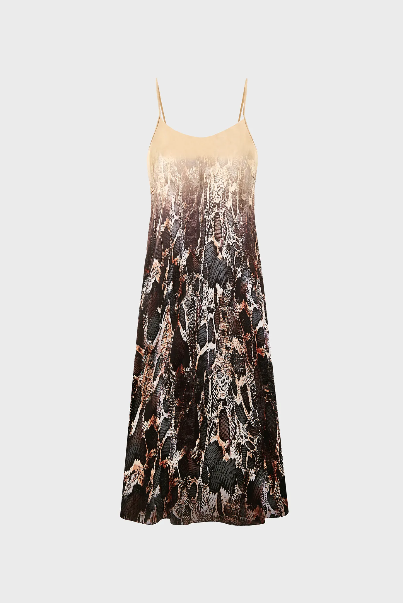 Жіноча шовкова нічна сорочка з візерунком 5