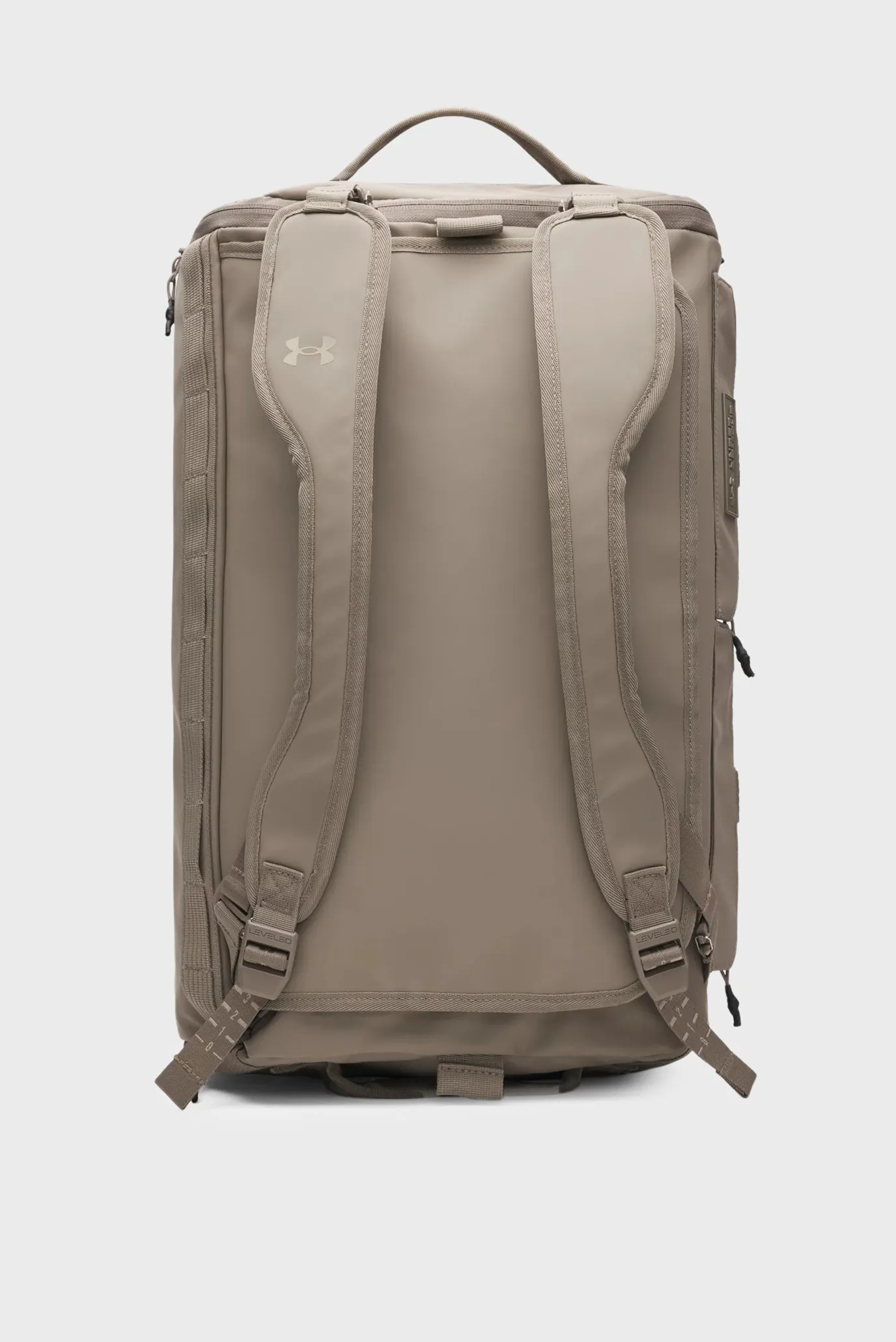 Бежева спортивна сумка-рюкзак UA Triumph Backpack Duffle 3