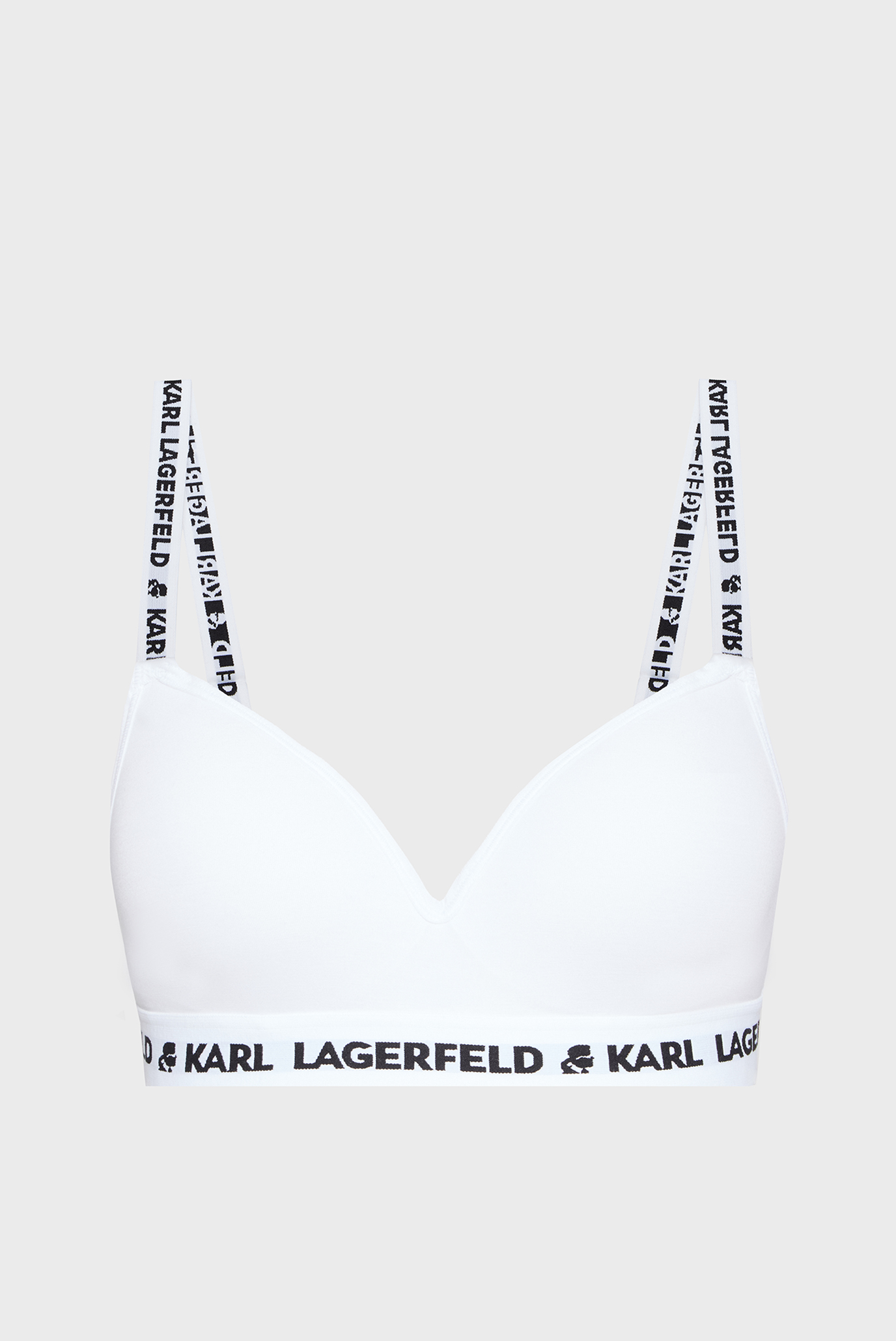 Женский белый бюстгальтер LOGO PADDED BRA 1