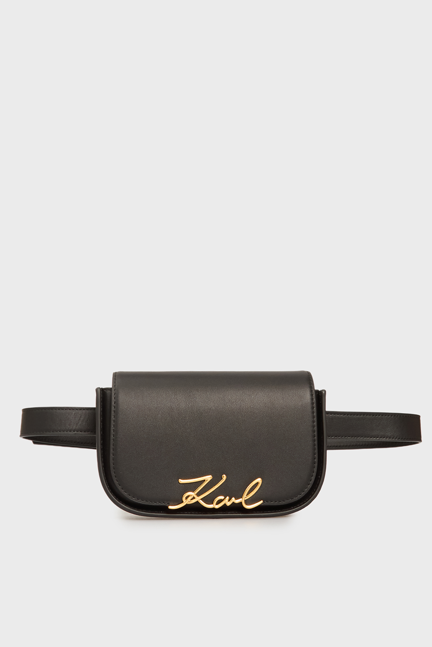 Женская черная кожаная поясная сумка SIGNATURE BELT BAG Черный ONESIZE Karl Lagerfeld A2W30003 Женская черная кожаная поясная сумка SIGNATURE BELT BAG Черный ONESIZE Karl Lagerfeld A2W30003