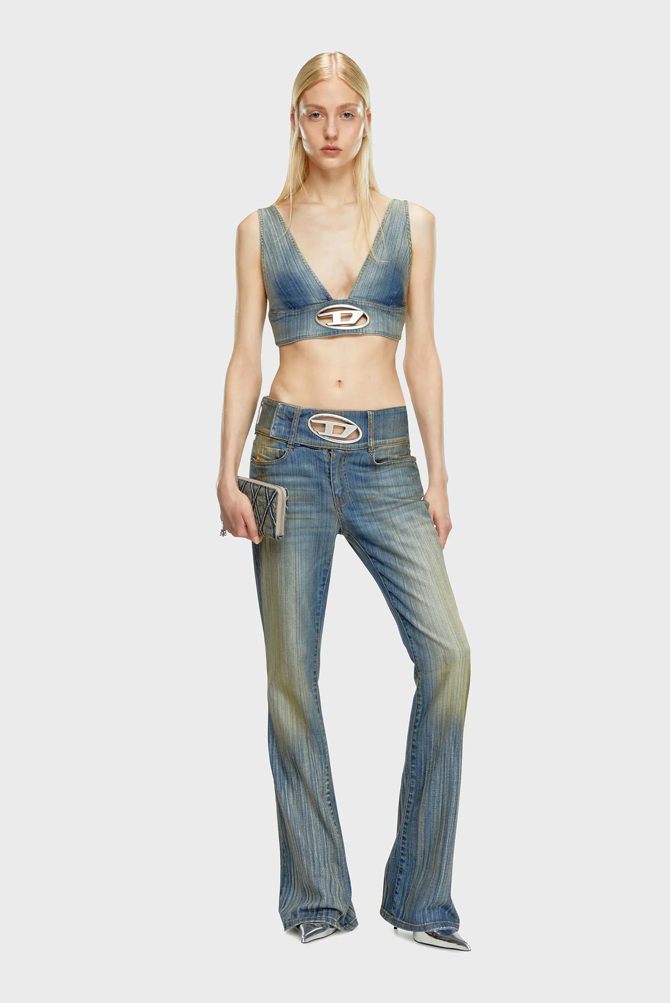 Жіночий синій джинсовий топ DE-ELLY-S 2