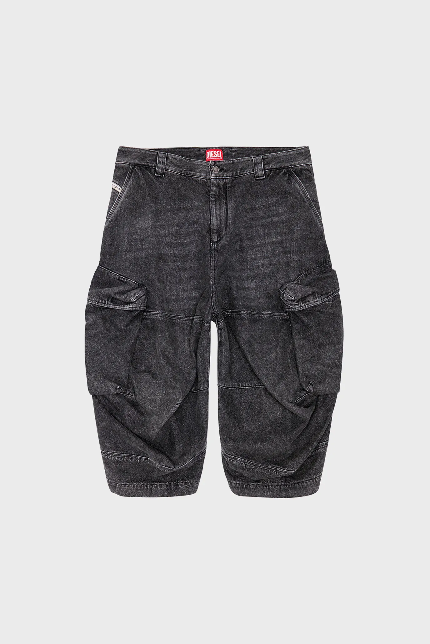 Чоловічі чорні джинсові шорти D-ARNE-SHORT-S CALZONCINI 5