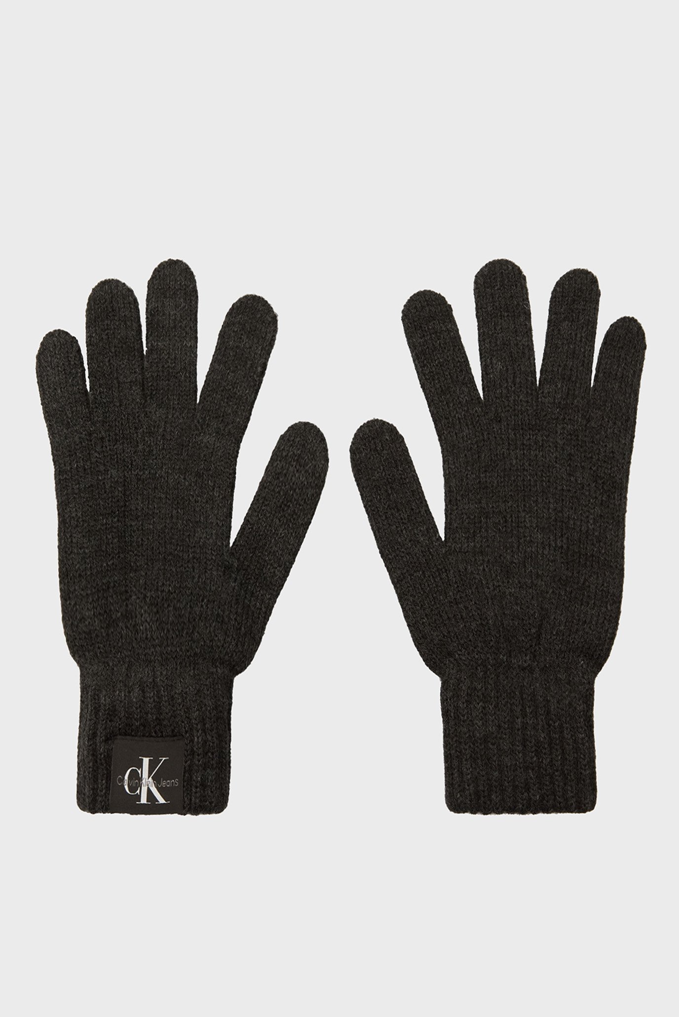 Детские серые перчатки MONOGRAM GLOVES 1