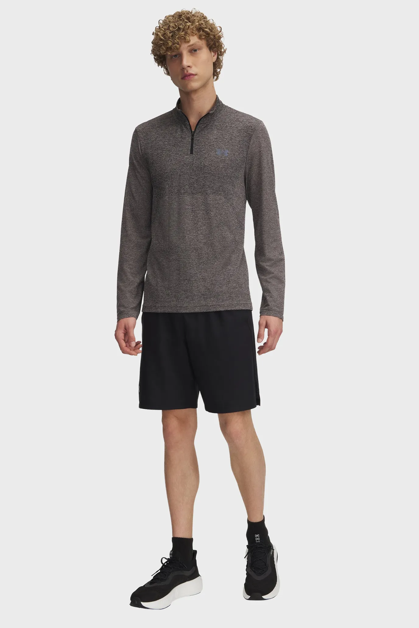 Чоловічі чорні шорти UA LAUNCH 9 SHORTS 2