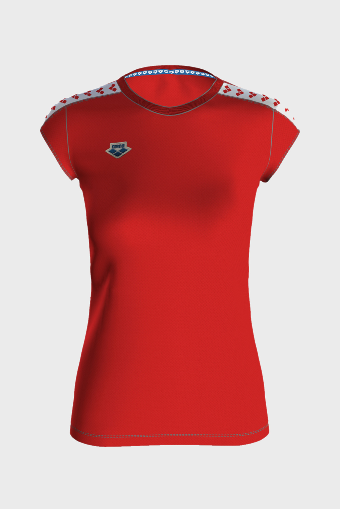 Женская красная футболка T-SHIRT TEAM 1