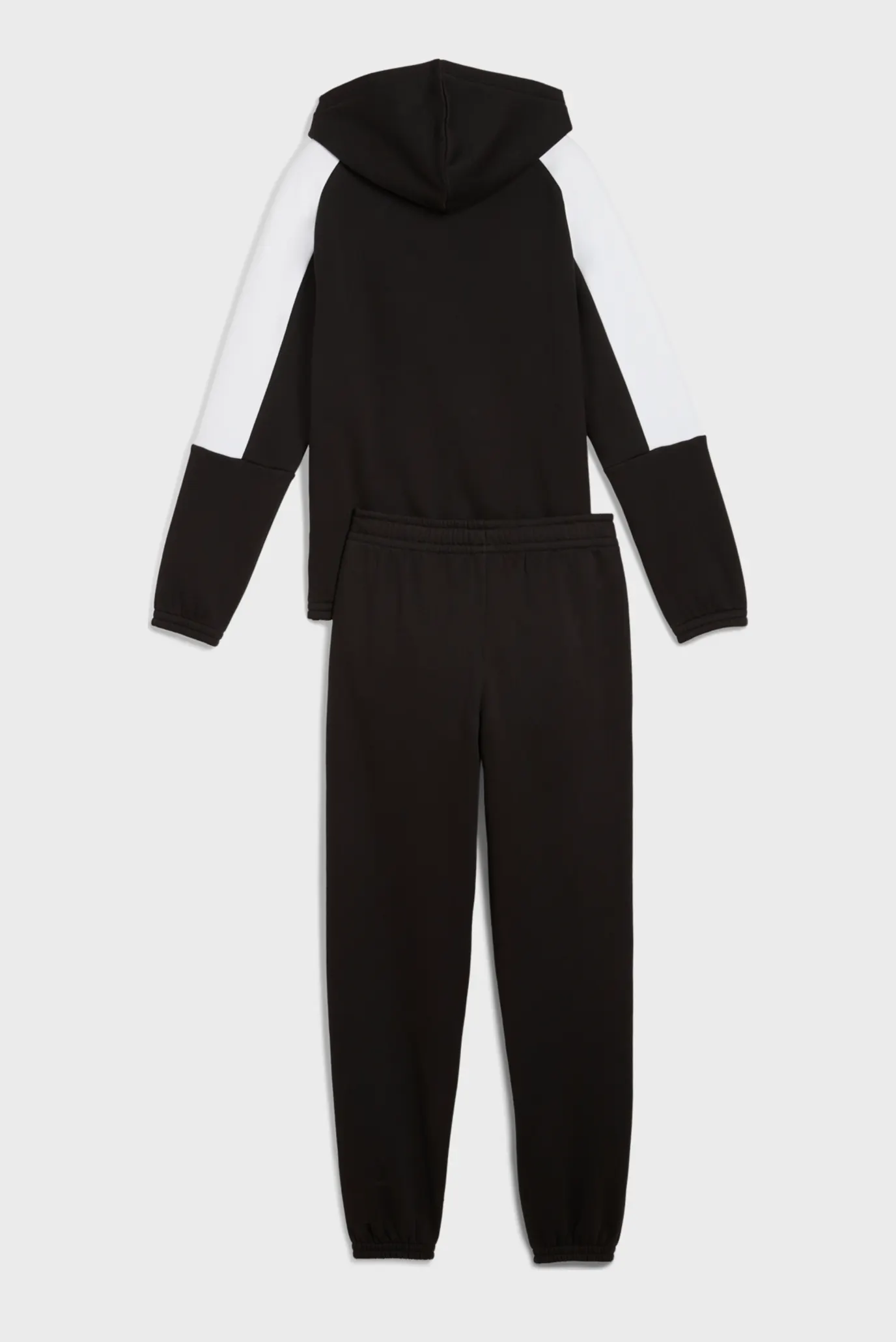 Детский черный спортивный костюм (худи, брюки) Essentials Block Hooded Full-Zip Sweat Suit Youth 2