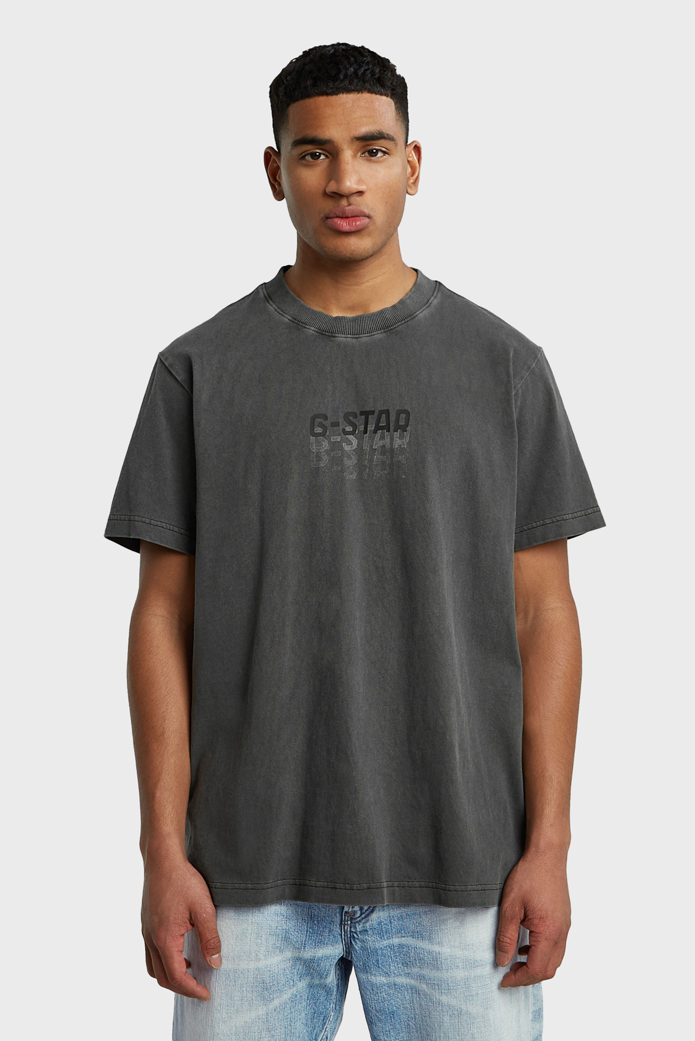Мужская темно-серая футболка Multi Серый XXL G-Star RAW D26049,C756 Мужская темно-серая футболка Multi Серый XXL G-Star RAW D26049,C756