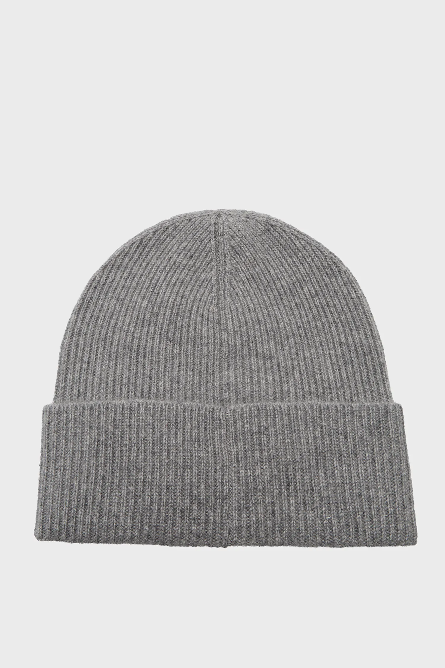 Мужская серая кашемировая шапка EMBLEM 3
