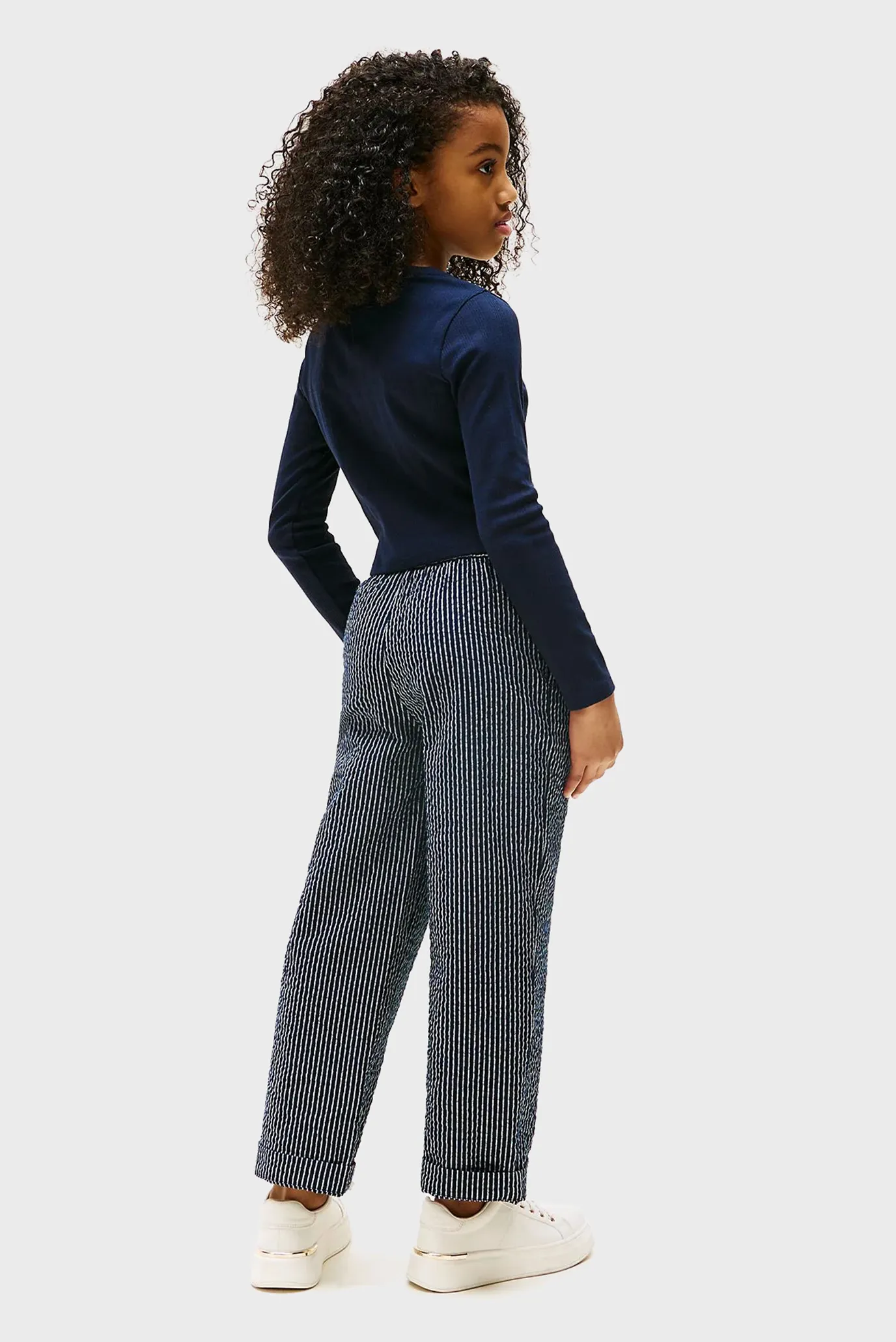 Дитячий темно-синій джемпер POINTELLE 3