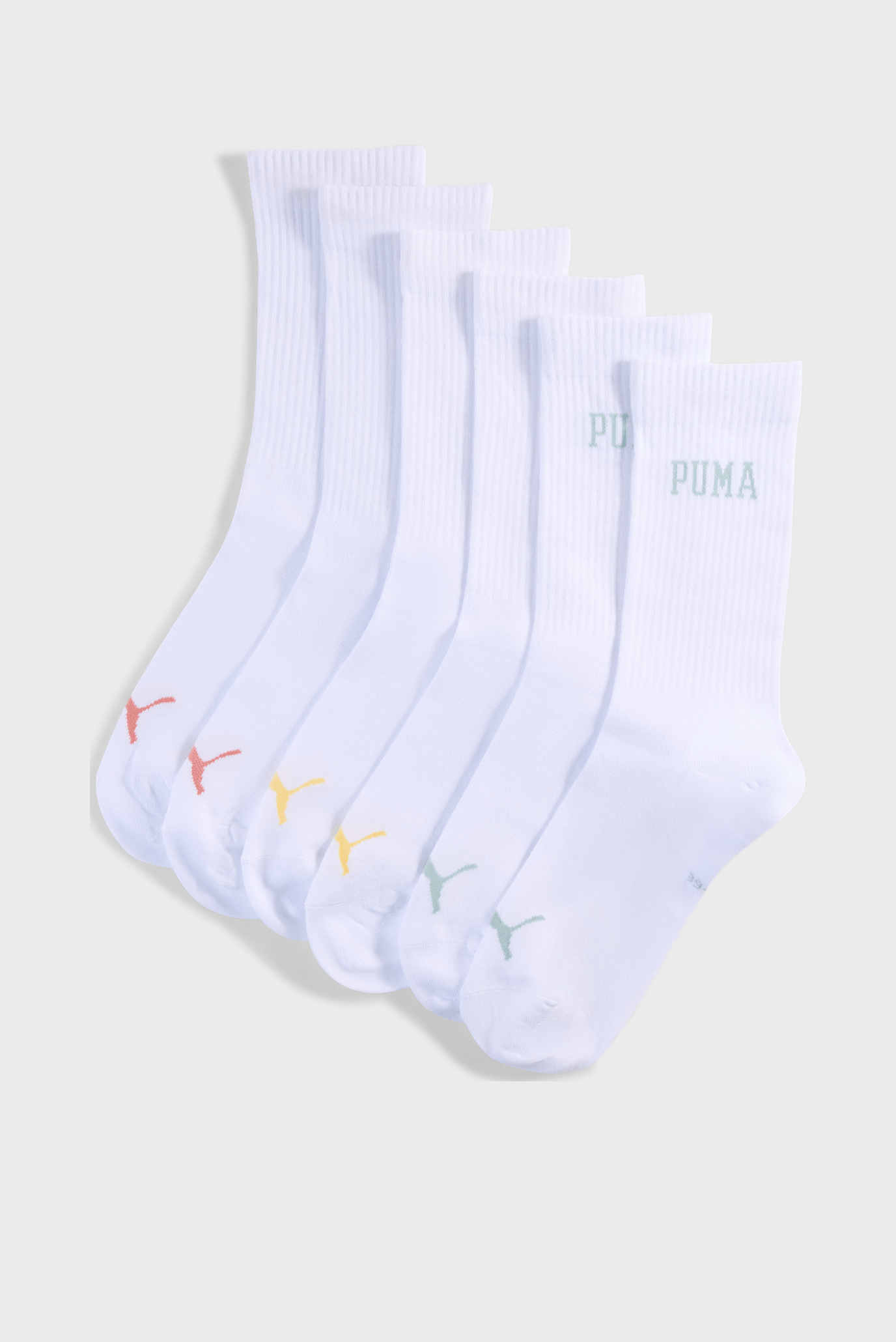 Белые носки (3 пары) Logo Crew Socks Unisex 1