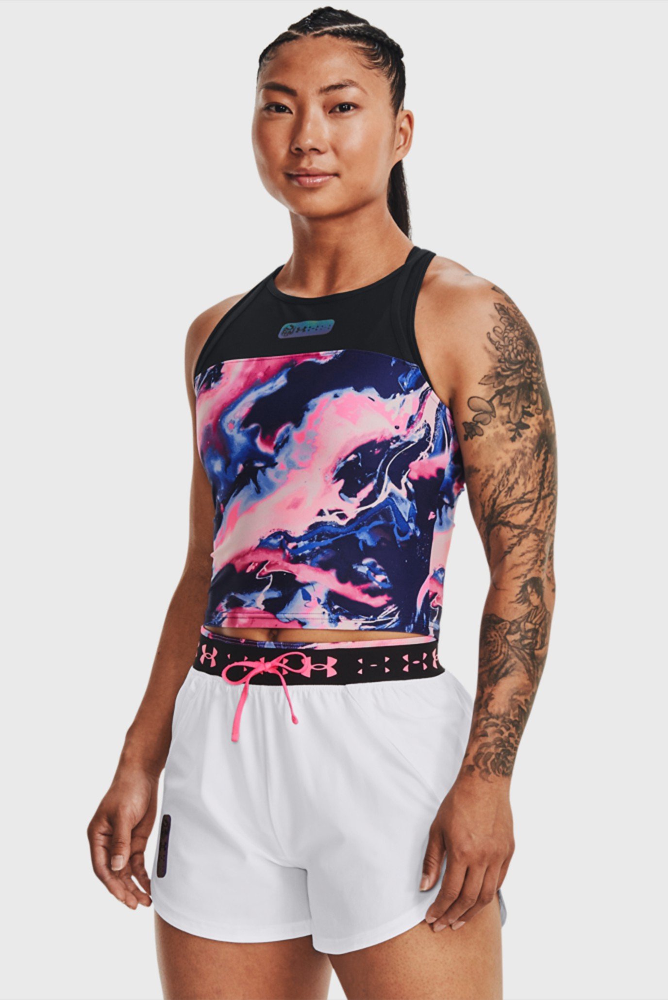 Женская майка UA RUN ANYWHERE CROP TANK 1