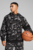 Чоловіче чорне худі з візерунком Dress Code Camo Basketball Hoodie Men