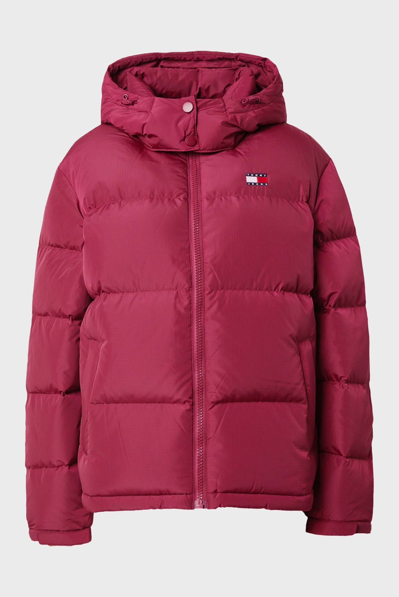 Женский бордовый пуховик TJW ALASKA PUFFER EXT 1