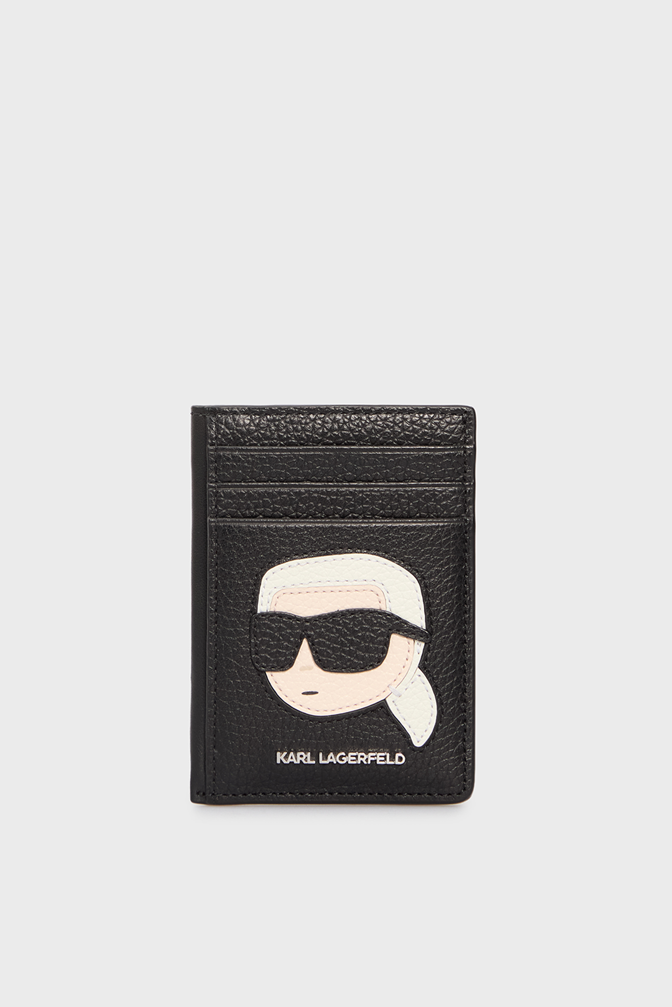 Женский черный кожаный кардхолдер IKONIK 2.0 LEATHER NS CH Черный ONESIZE Karl Lagerfeld 235W3238 Женский черный кожаный кардхолдер IKONIK 2.0 LEATHER NS CH Черный ONESIZE Karl Lagerfeld 235W3238